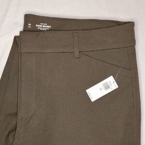 Old Navy Dark Olive Pixie Skinny Pants